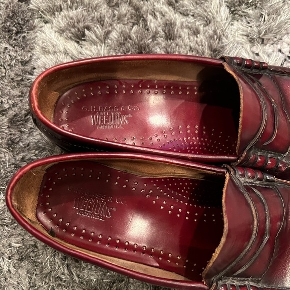 G H Bass & Co. Weejuns Men’s Leather Slip-on Penny Loafers Shoes Vintage main image 9